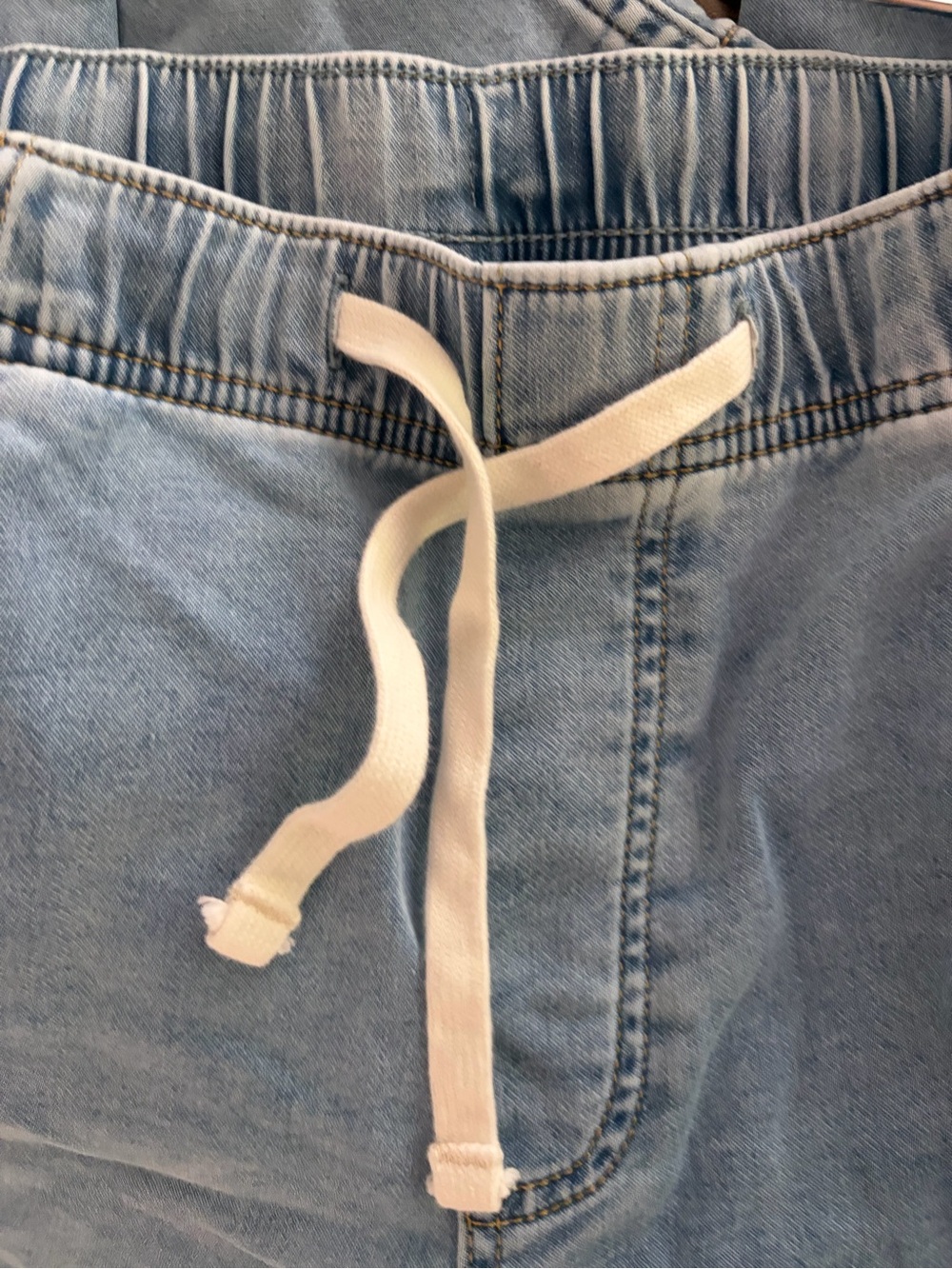 GAP Mid Rise Knit Easy Baggy Jeans large tall - Picture 5 of 10